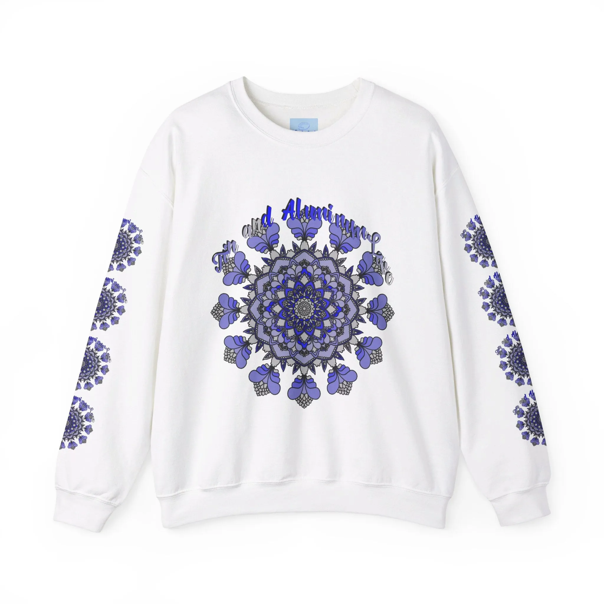 10th Anniversary Mandala Design Unisex Sweatshirt