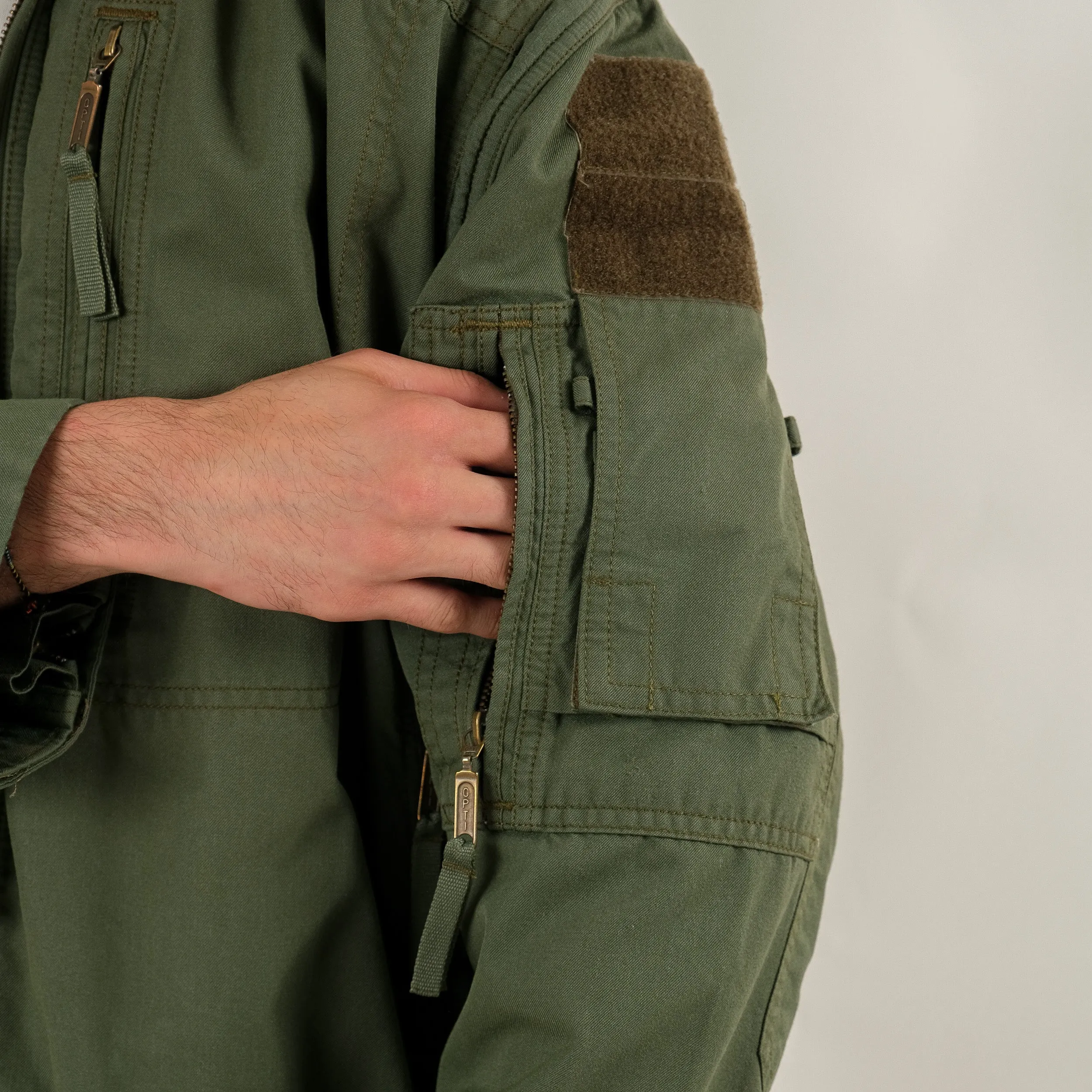 60s CZ OLIVE UTILITY PILOT JACKET