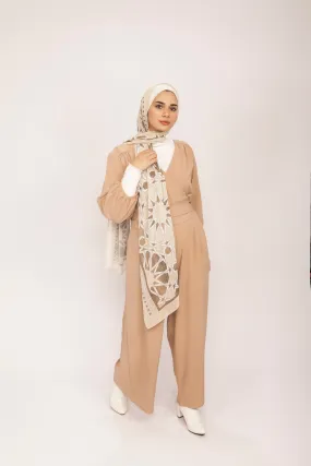 Beige Jumpsuit