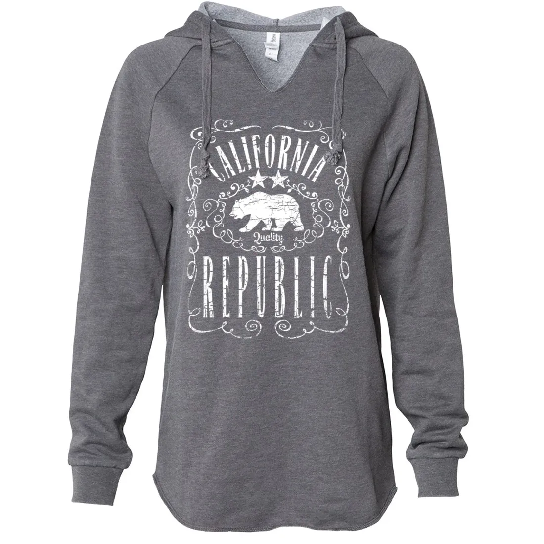 California Republic JD Whiskey Women's Soft Hooded Pullover