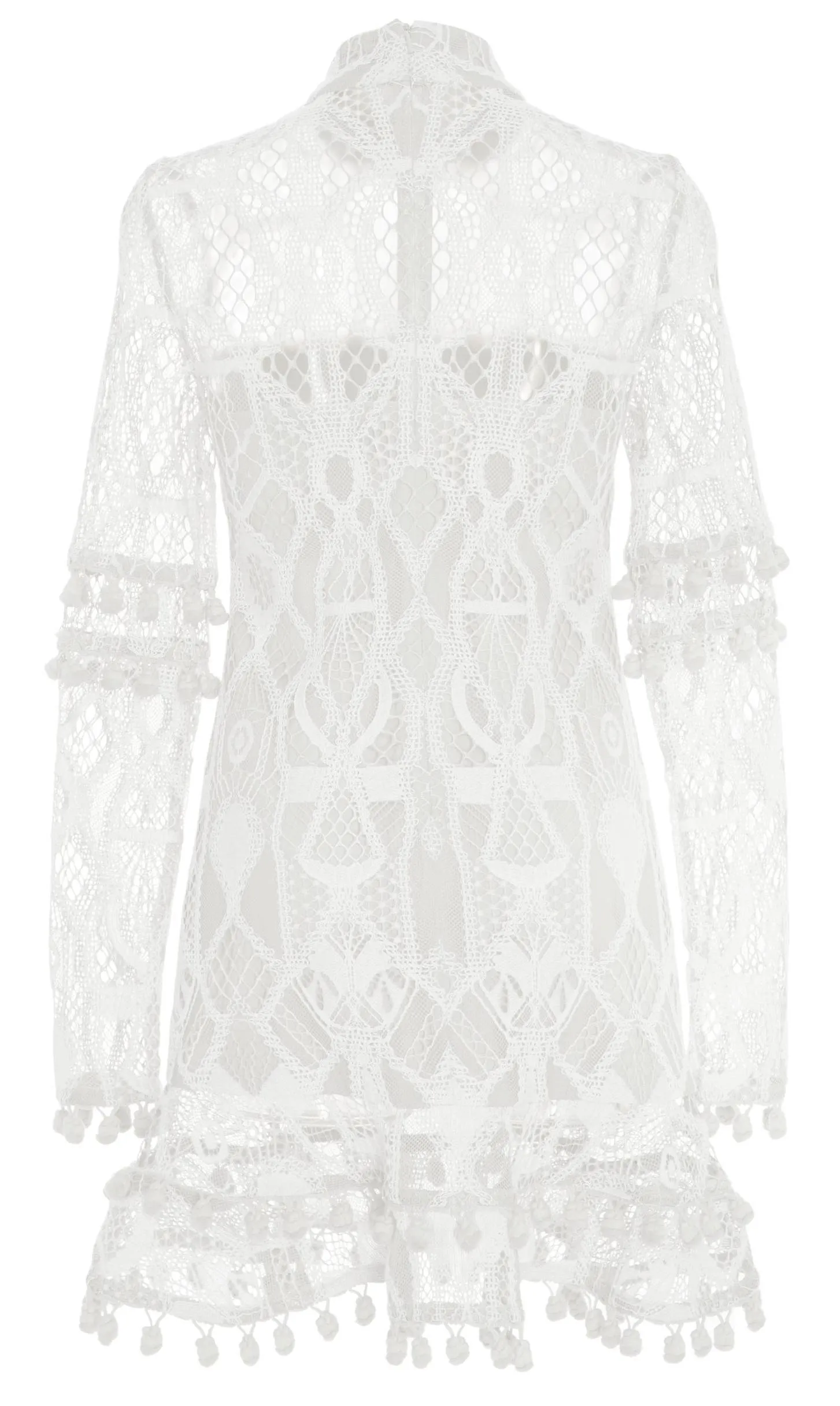 'Callisto' Lace Dress, White