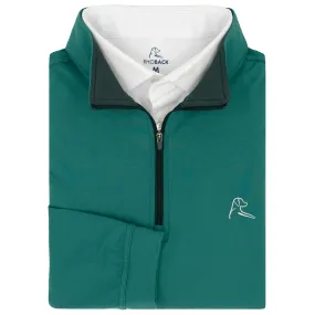 Heather Performance Q-Zip | Heather - Fairway Green/Fairway Green