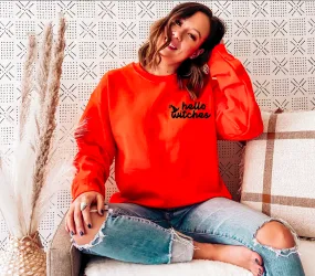 Hello Witches Pullover Sweatshirt