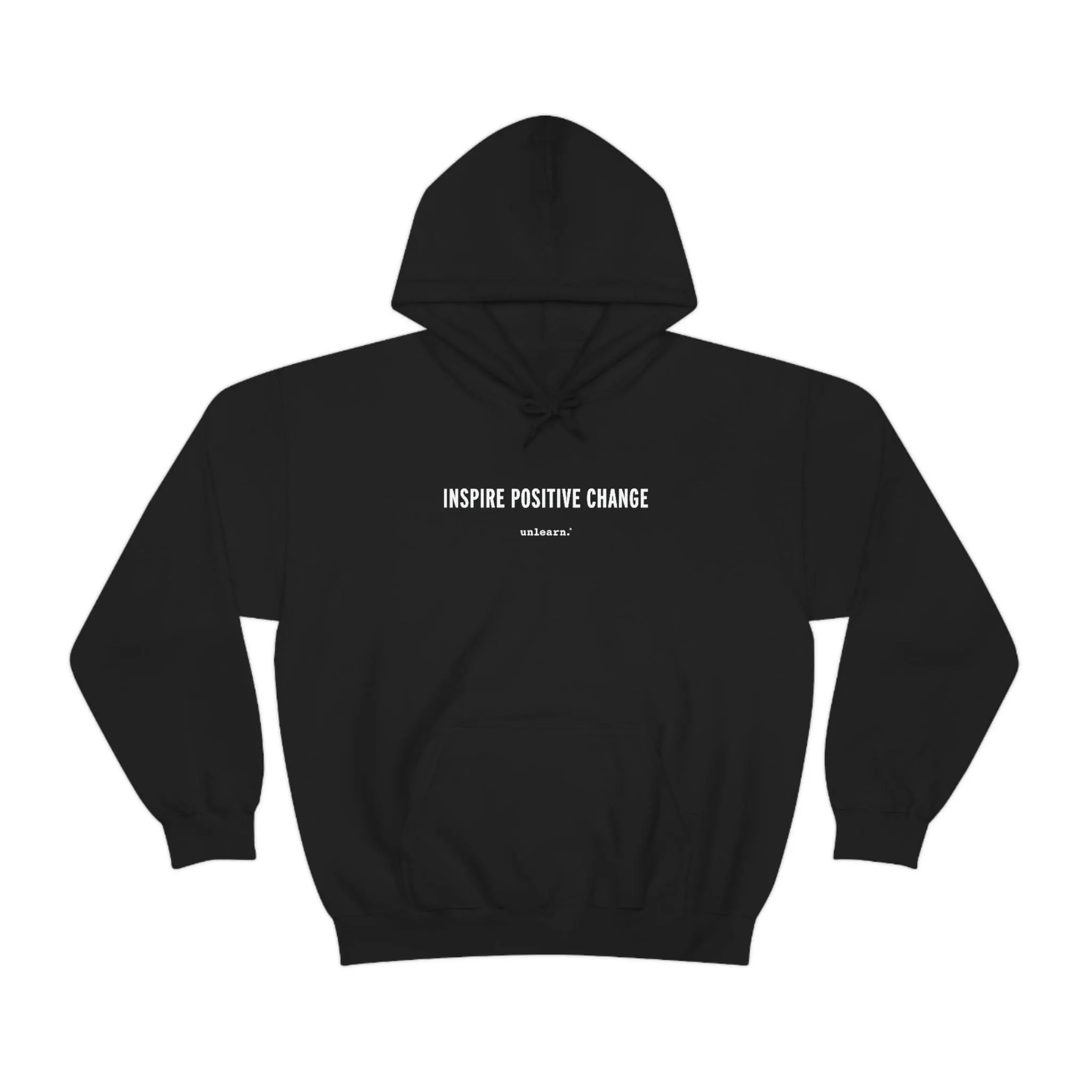 Inspire Positive Change - Relaxed Fit Fleece Hoodie