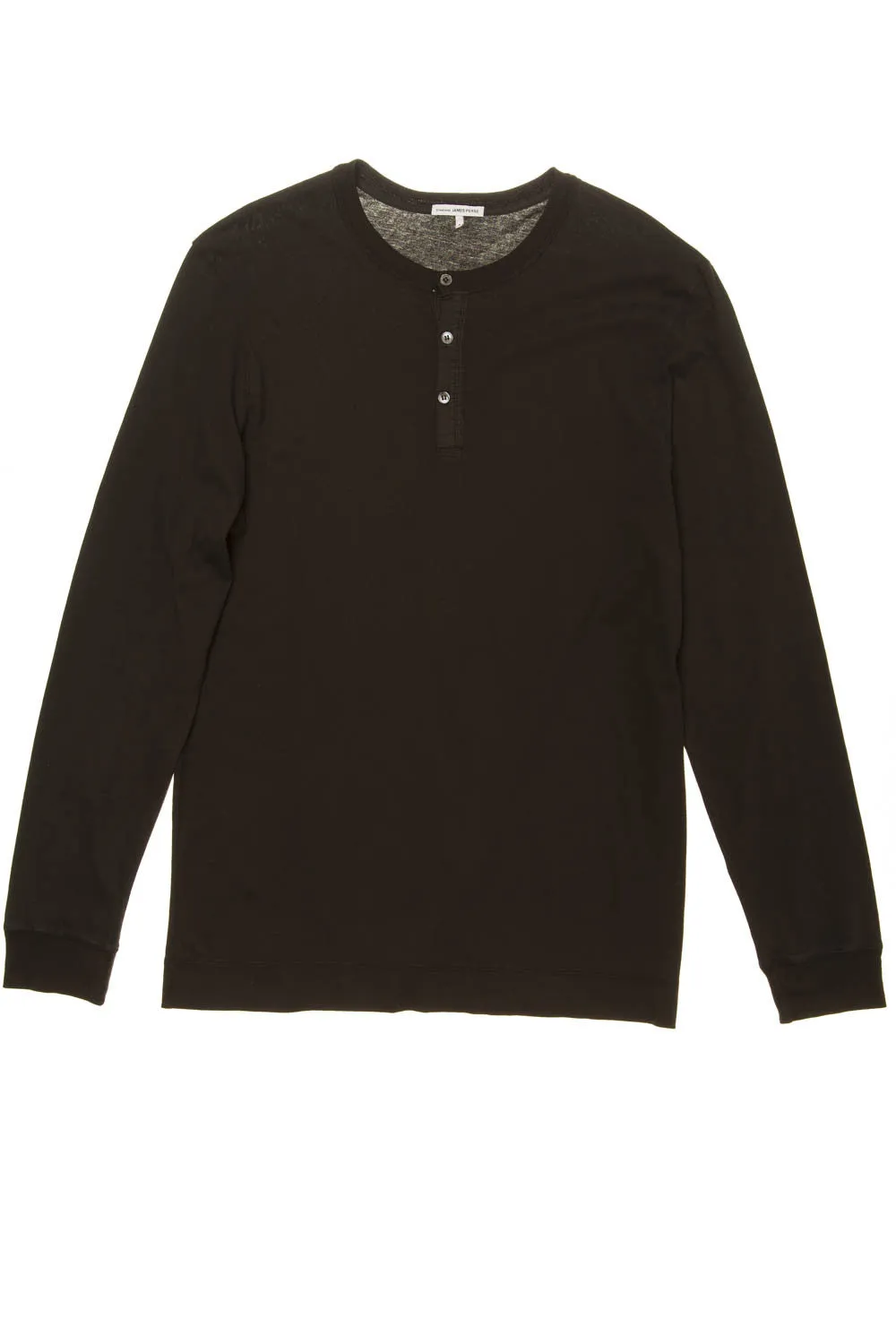 James Perse - Long Sleeve Black Shirt with Buttons - US 3