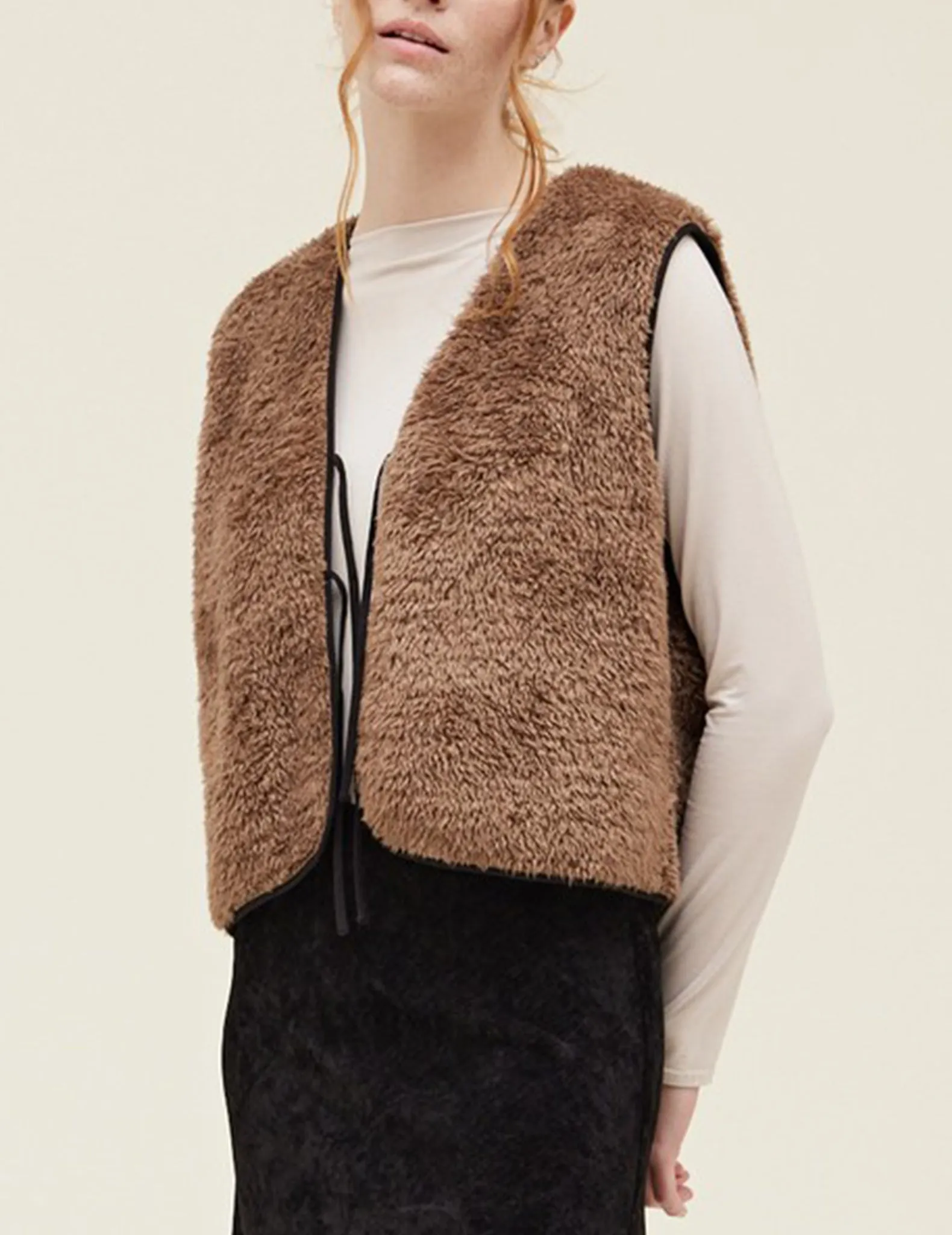 January Coco Sherpa Vest