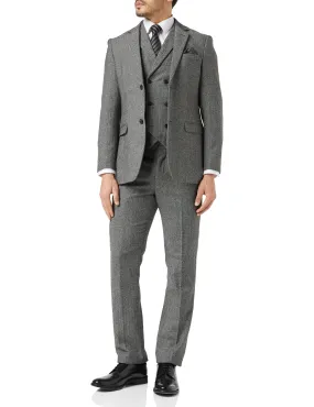 JAX - GREY HERRINGBONE TWEED SUIT