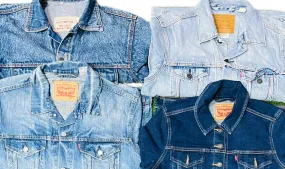 Levis denim jackets 19 pcs