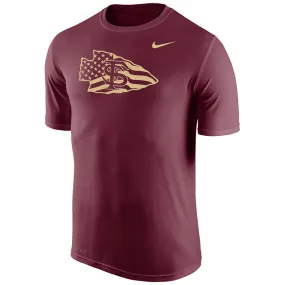 Men's Dri-fit T-shirt with Veteran's Alliance Arrowhead by Nike