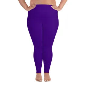 Plus Size Leggings Purple