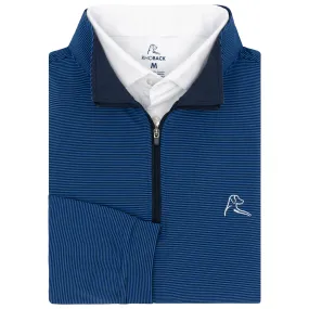 Rec Stripe Performance Q-Zip | The Rec Stripe - Bunker Blue/Fleet Navy