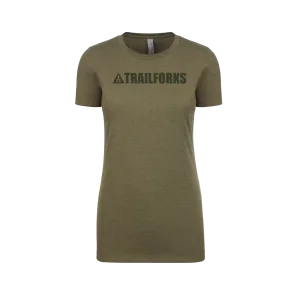 Trailforks Women's Corporate Black Logo