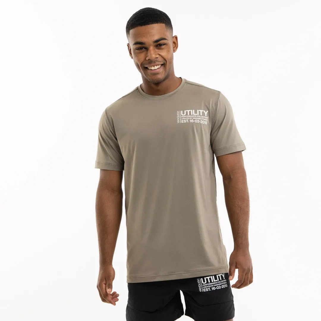 Vanquish Utility Men's Khaki T Shirt