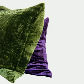 velvet decorative feather pillows