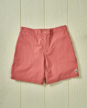 Ventura Short in Nautical Red Canvas